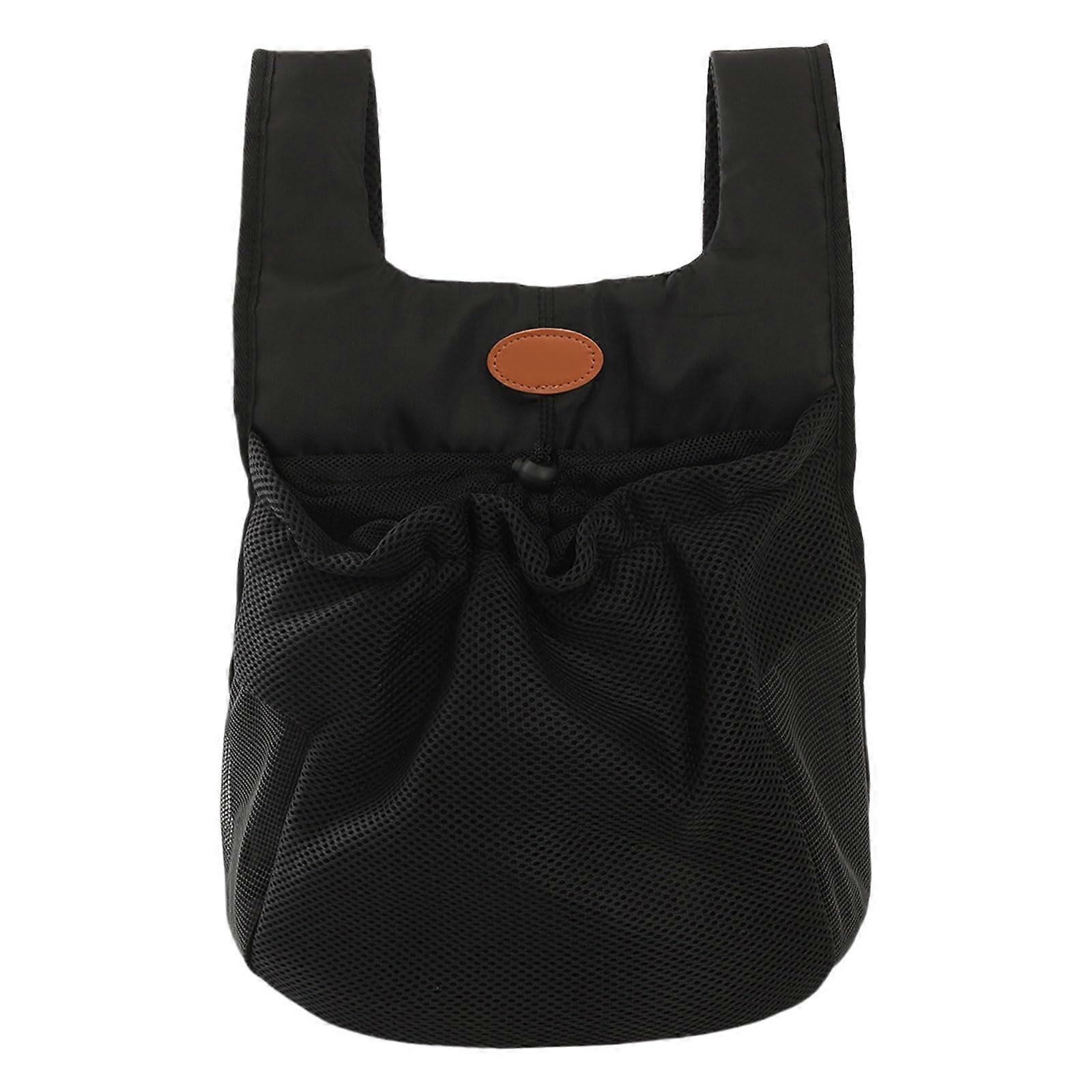 Pet Backpack Cat Carrier with Large Capacity Breathable Canvas and Secure Sightseeing Design