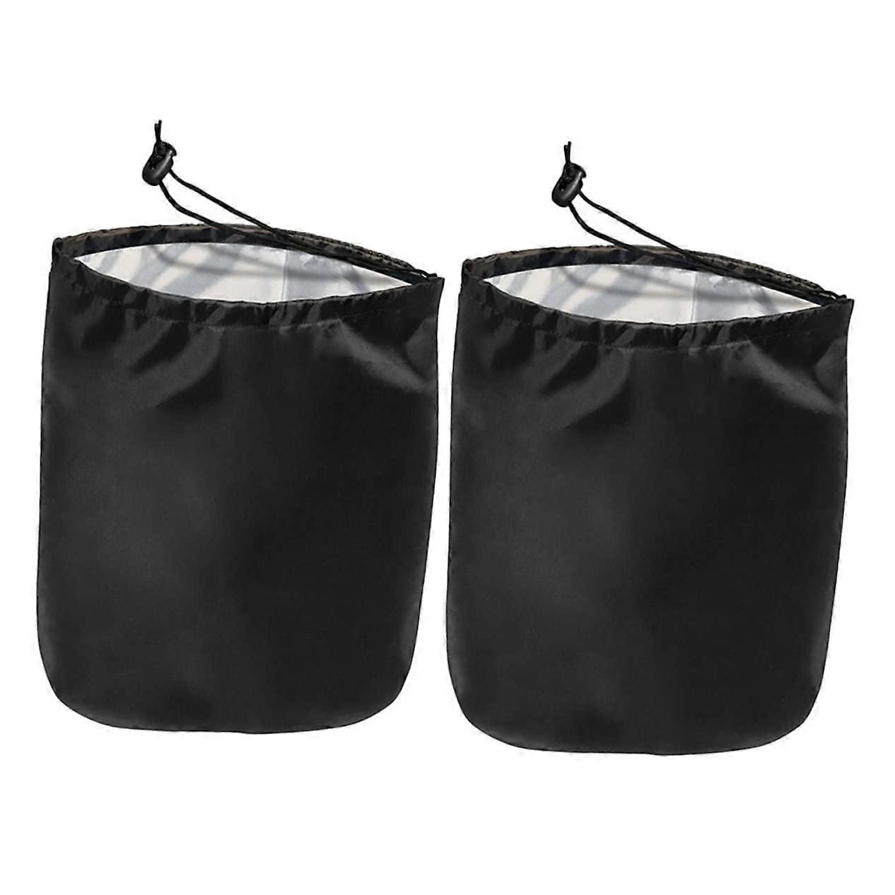 2pcs Oxford Cloth Car Rearview Mirror Cover AllSeason Waterproof Snowproof Windproof Shield