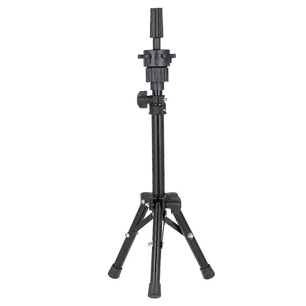 Adjustable Mannequin Head Tripod Stand for Hairdressing Training with Stable Foldable Base
