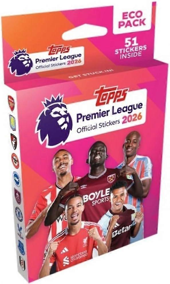 Topps Premier League 2026 Stickers Eco Pack