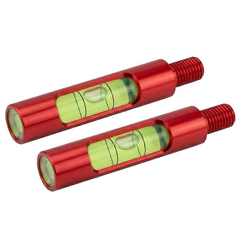 Berger Hole Bow Level (2-Pack), Screw-in Bow Leveling Tool for Sight, Rest & D-Loop Setup, Aluminum Archery Level