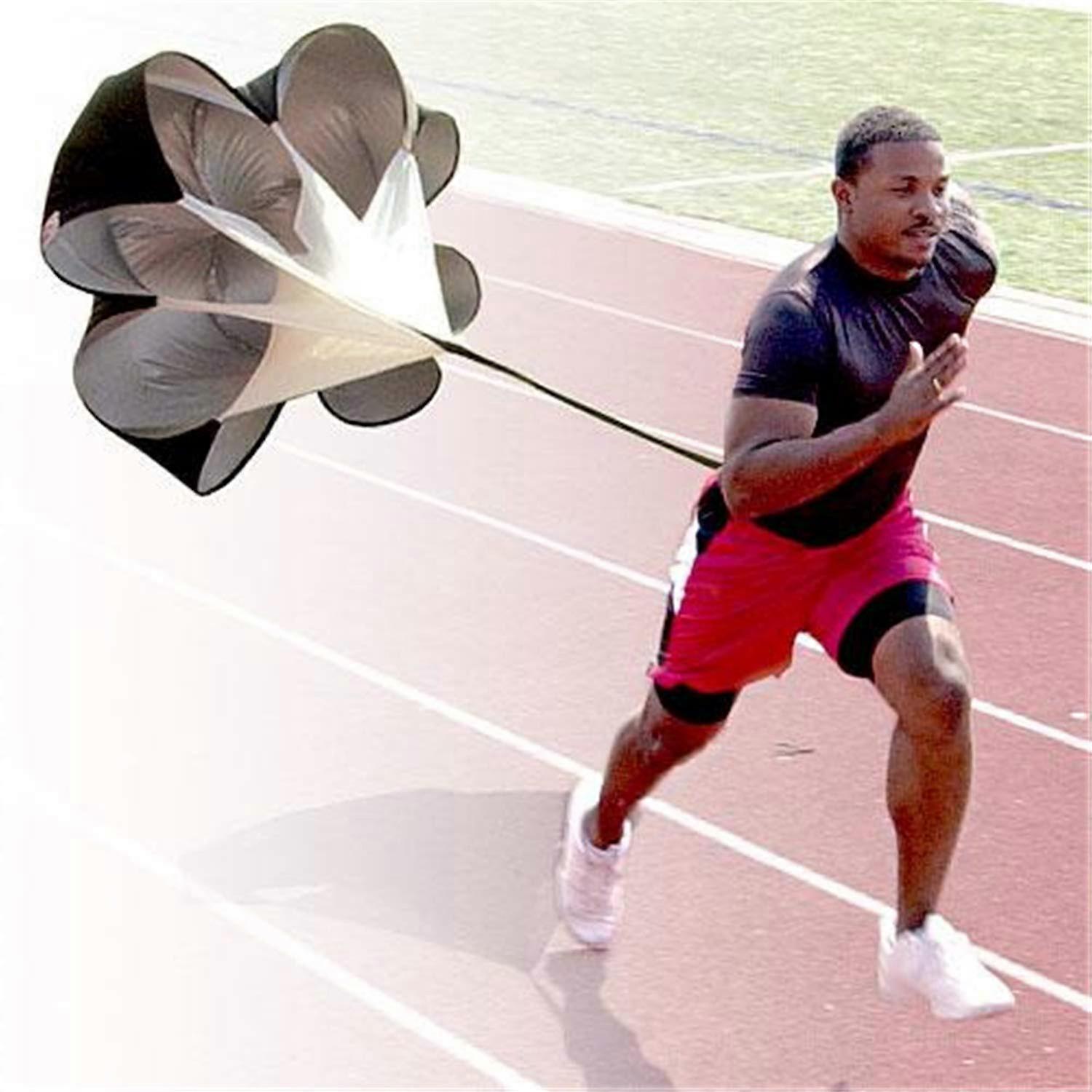 54 Inch Speed Training Parachute for Runners Boosts Acceleration and Enhances Stamina