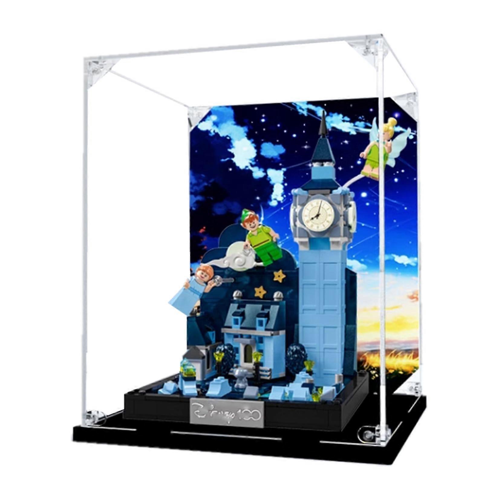 Acrylic Display Case for  43232 Fly Over London, Dustproof Clear Box with Tool Assembly, Style A
