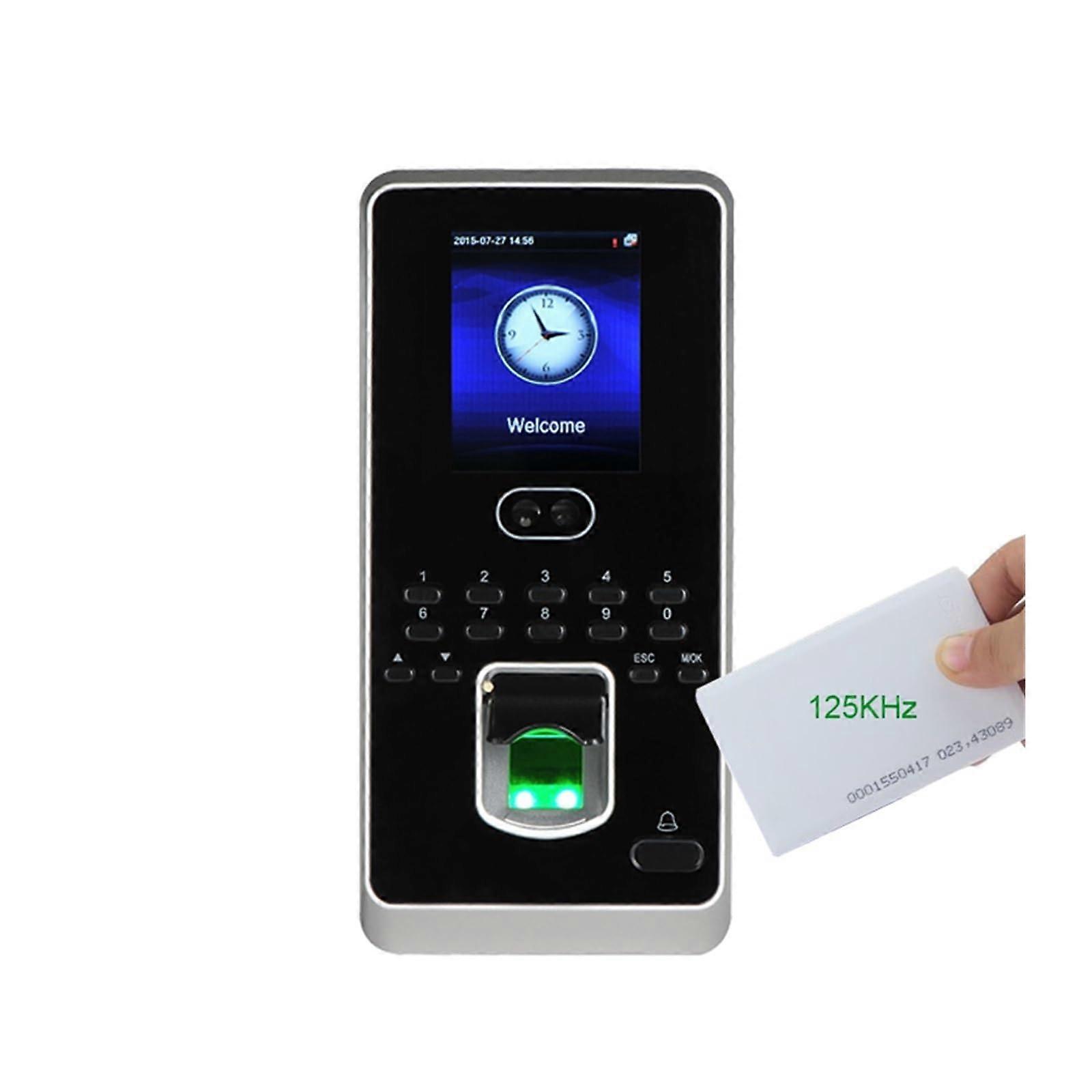 Biometric Time Attendance Machine with Face and Fingerprint Recognition Door Access Control TCP/IP