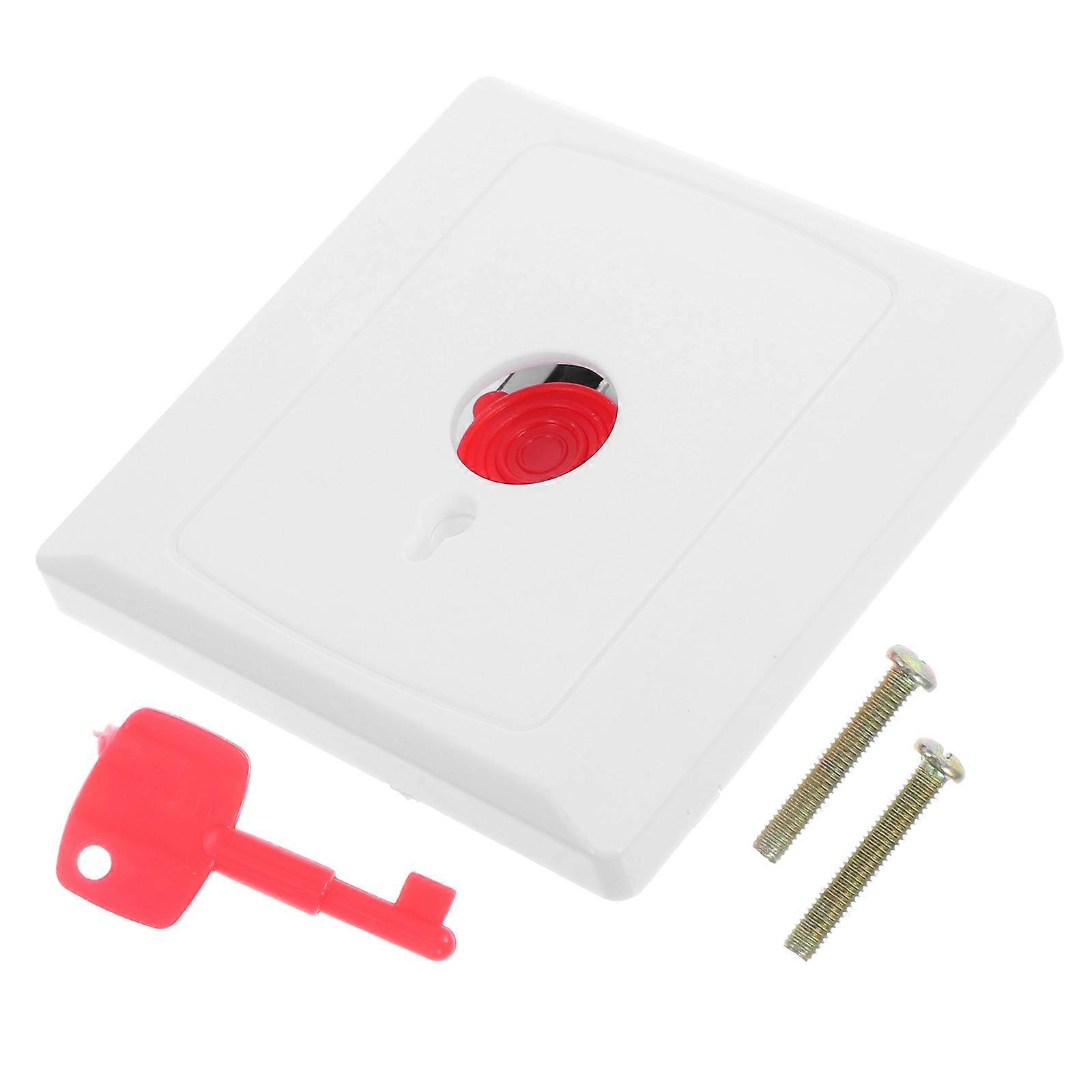 Alarm Button Reset Key Emergency Button for Replacement 1Set Multi