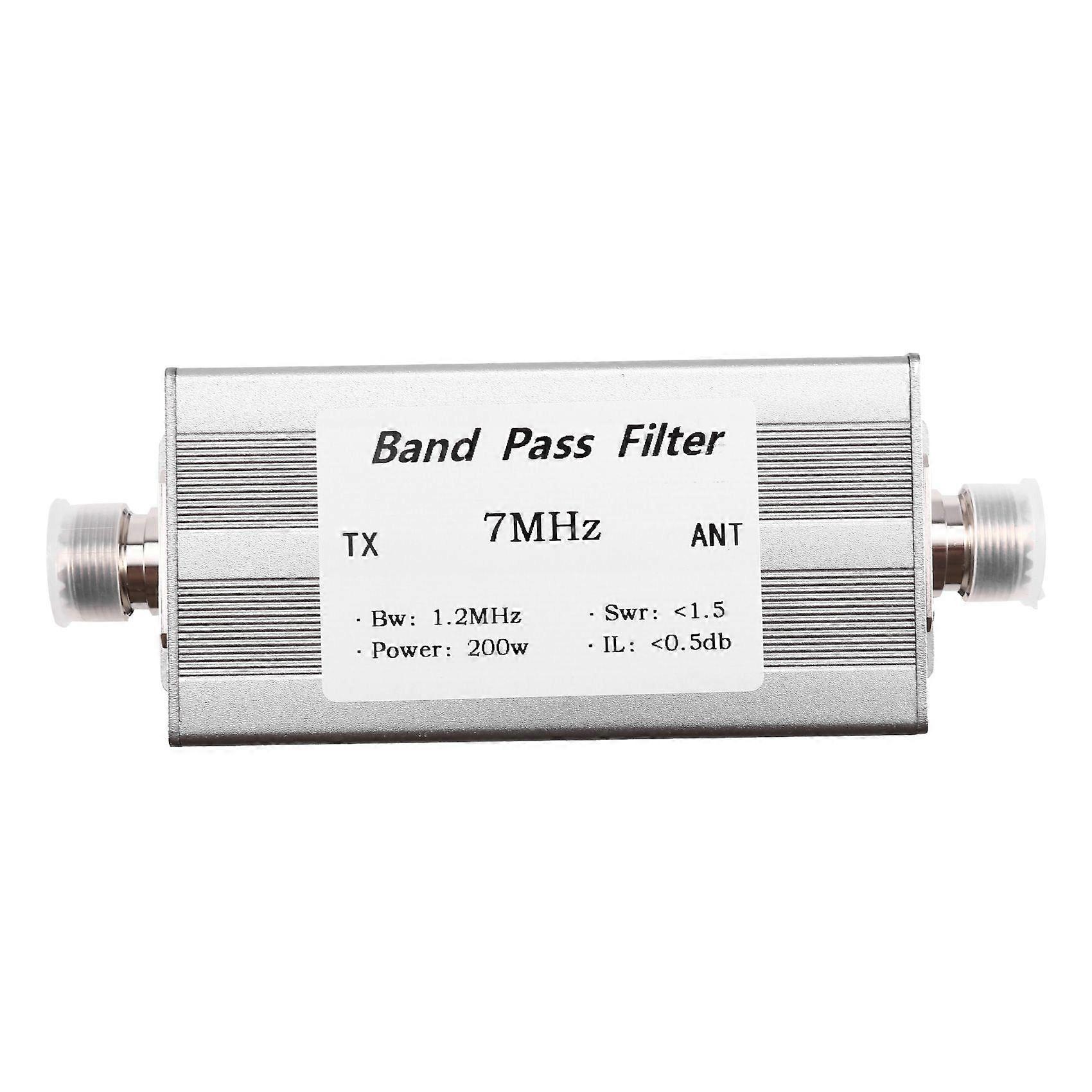Shortwave 7MHz High Isolation Bandpass Filter BPF Anti-Interference Increase Sensitivity 200w