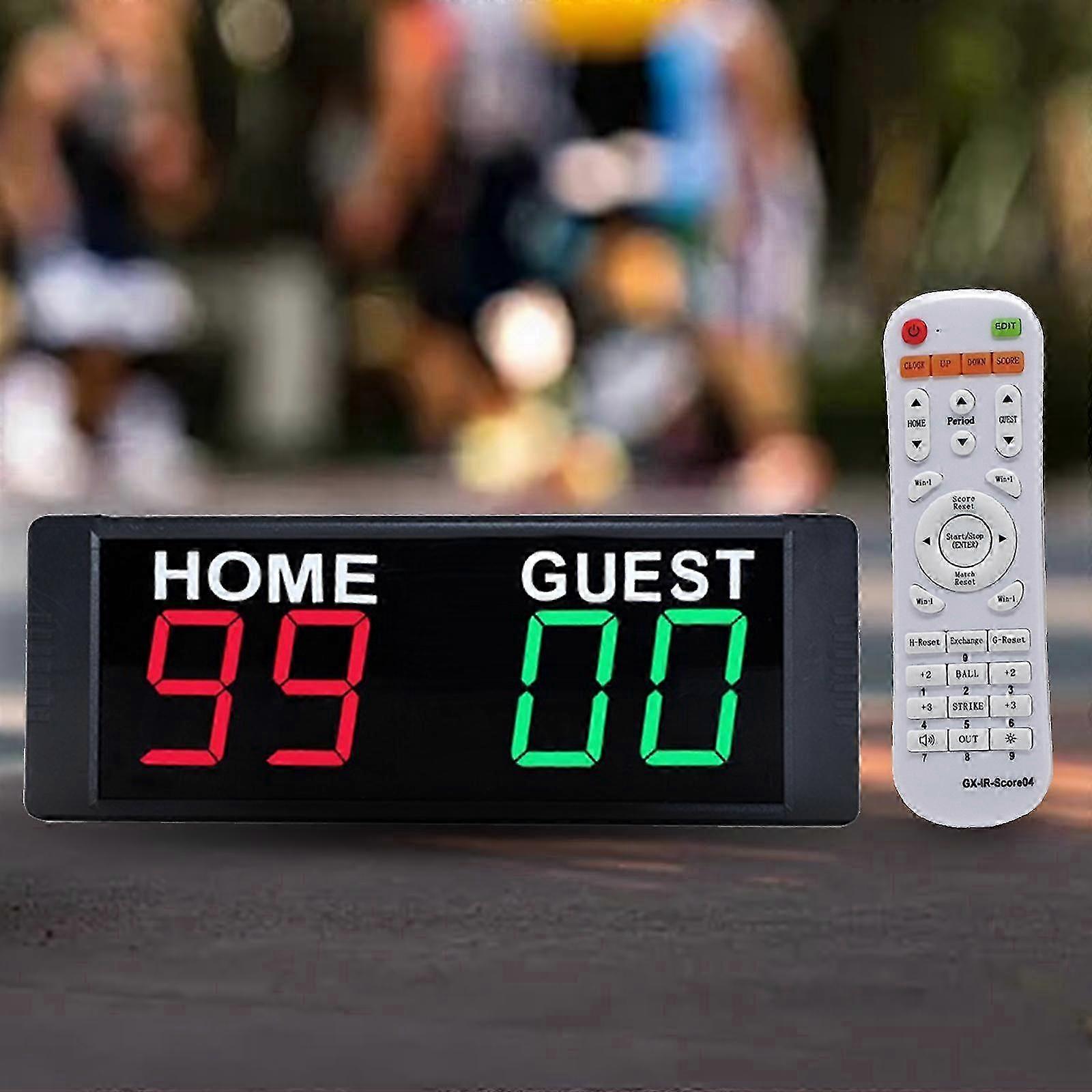 Electronic Digital Scoreboard Stopwatch Counting Score Clock for Wrestling