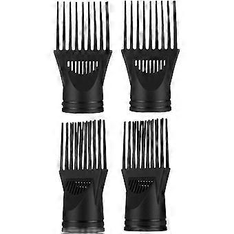 4pcs sèche-cheveux peigne accessoire, brosse de buse concentrateur pour salon de coiffure