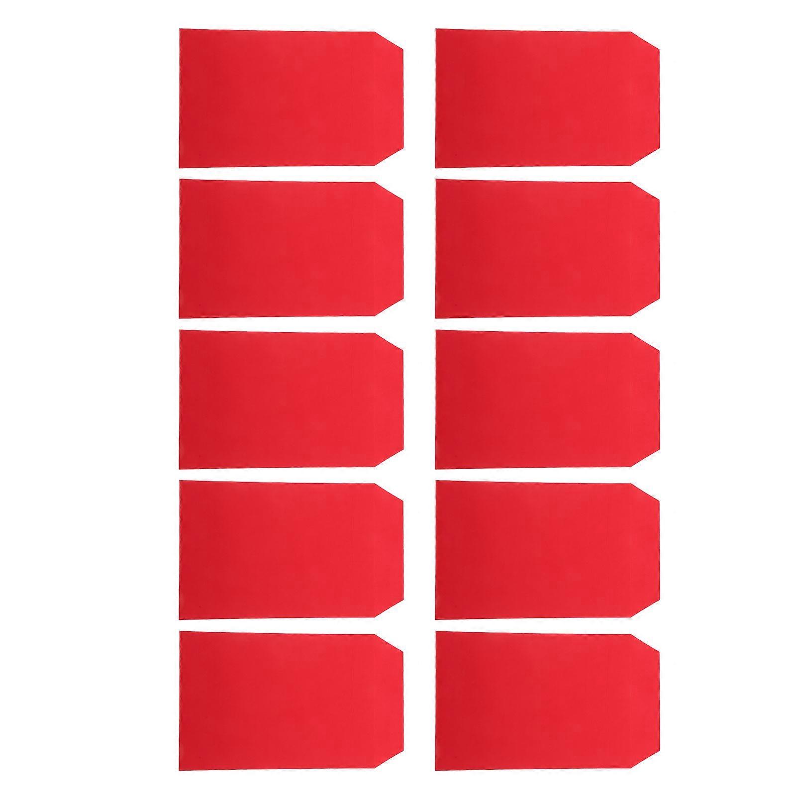 Red Photo Envelopes for Document Storage 30Pcs Set