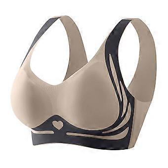Tao Libiyi Super Gather Bra Draadloze Push-Up BH, Dotmalls BH, Anti-doorzak BH Zacht Comfortabel Trendy BH voor Dames BlauwXL