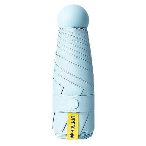 Guarda-chuva de bolso pequeno, compacto e leve para viagens, resistente ao vento de 90 cm (35,4 polegadas), fecha até 18 cm (7,08 polegadas).