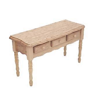 Miniature dukkehusmøbelskrivebord med realistisk miniaturedesign til stue- og soveværelsesindretning
