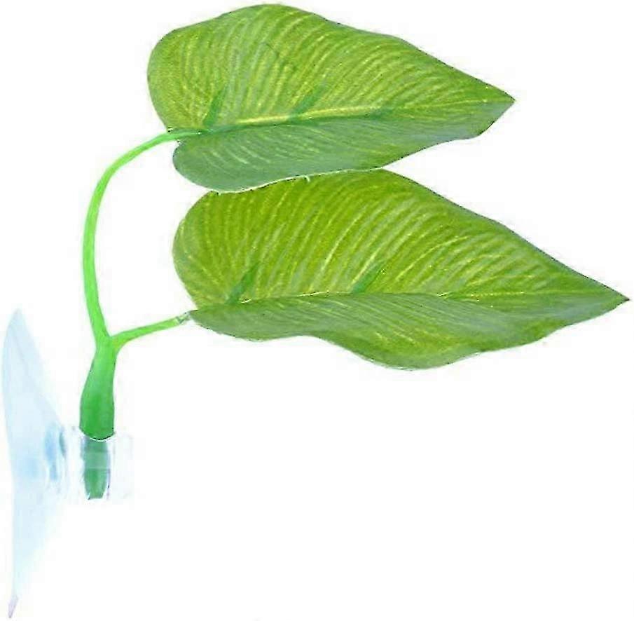 Realistic Betta Leaf Hammock Decoration for Fish Tanks with Suction Cup