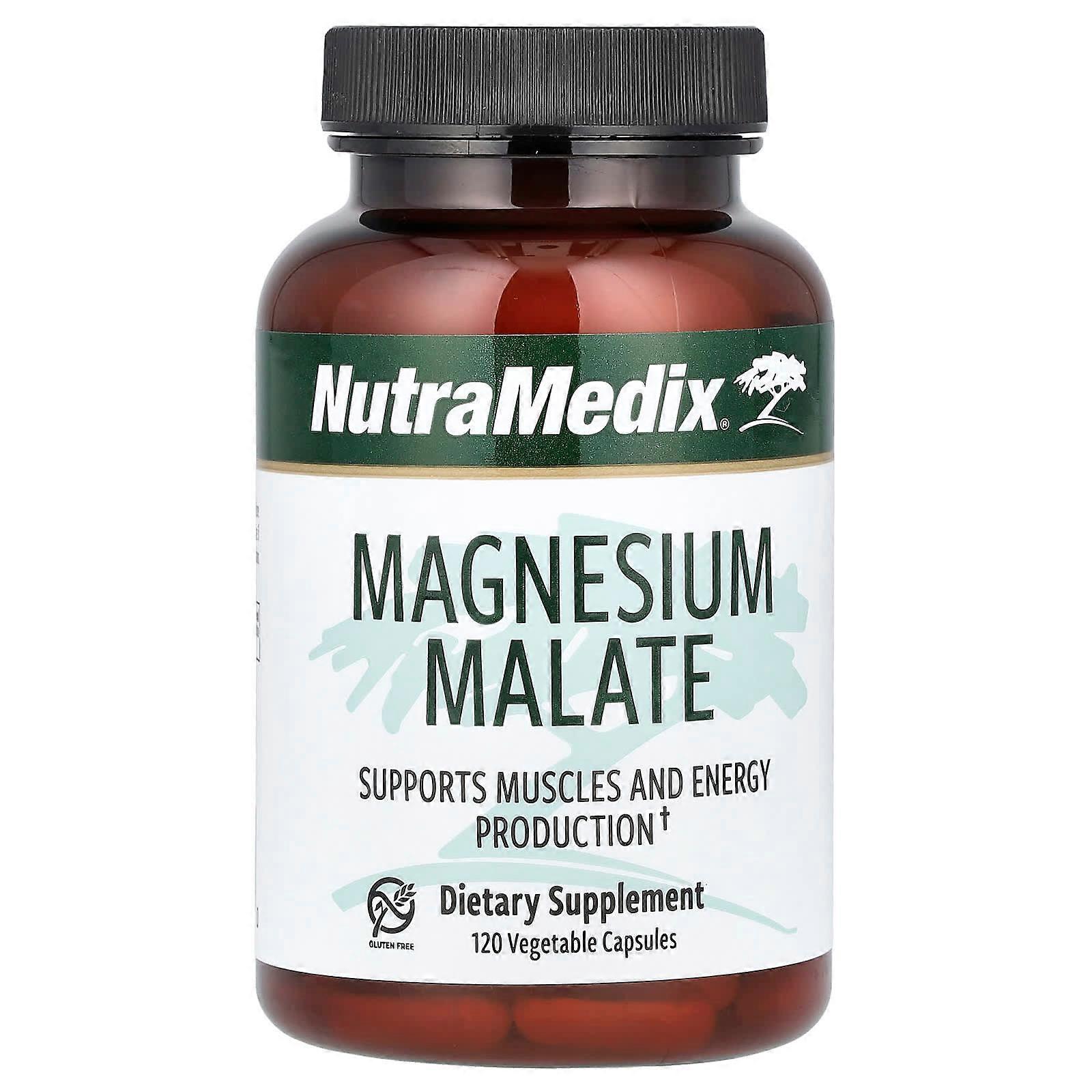 NutraMedix, Magnesium Malate, 120 Vegetable Capsules