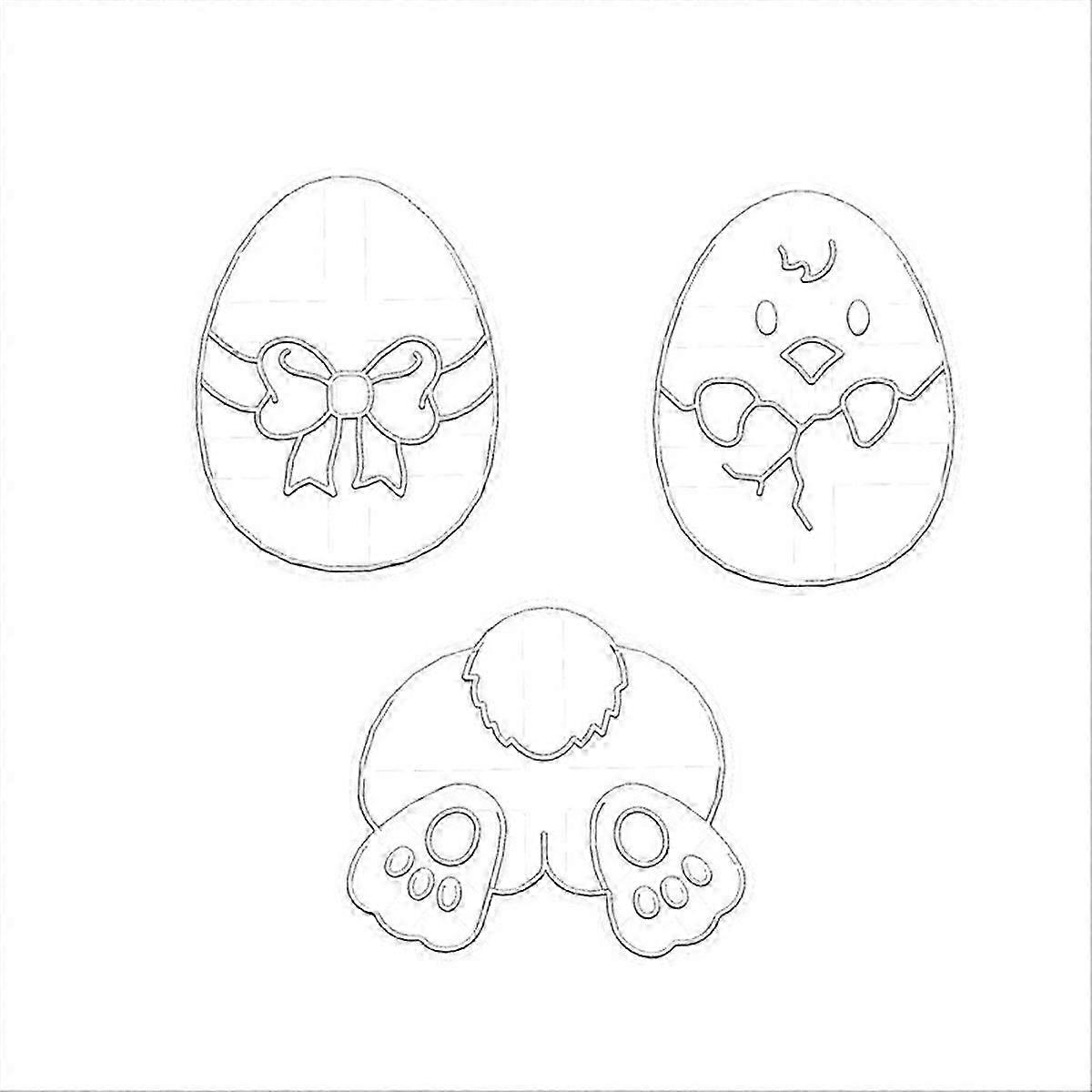 Baking Mold Cookie Mold Cartoon Plastic compatible with Easter Kitchen Bakeware Cookie Tools Baking Accessories
