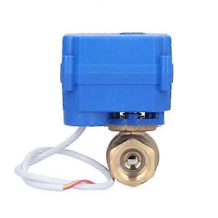 Mini elektrisk kuleventil messing elektrisk kuleventil mini 3 ledninger 2-modus