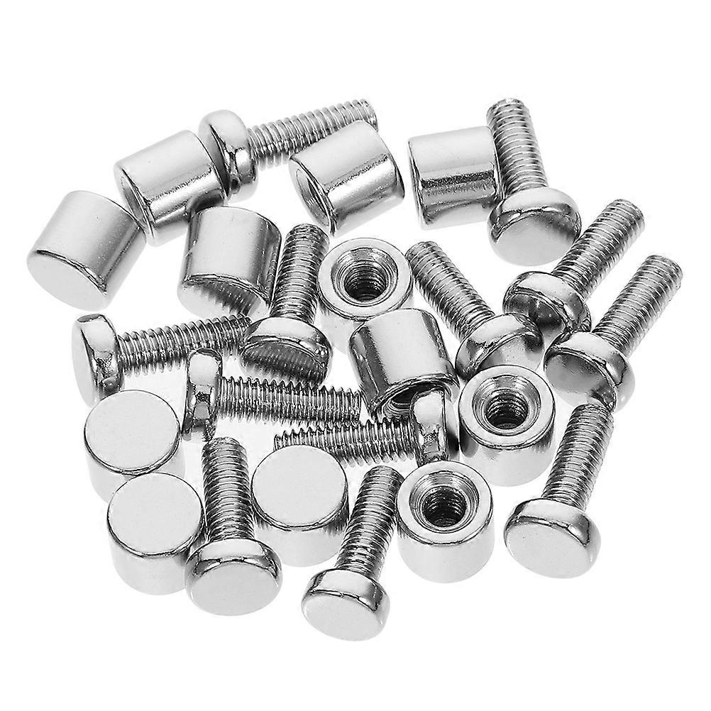 Silver Standoff Screws for Acrylic Frames Providing 12Sets Mounting