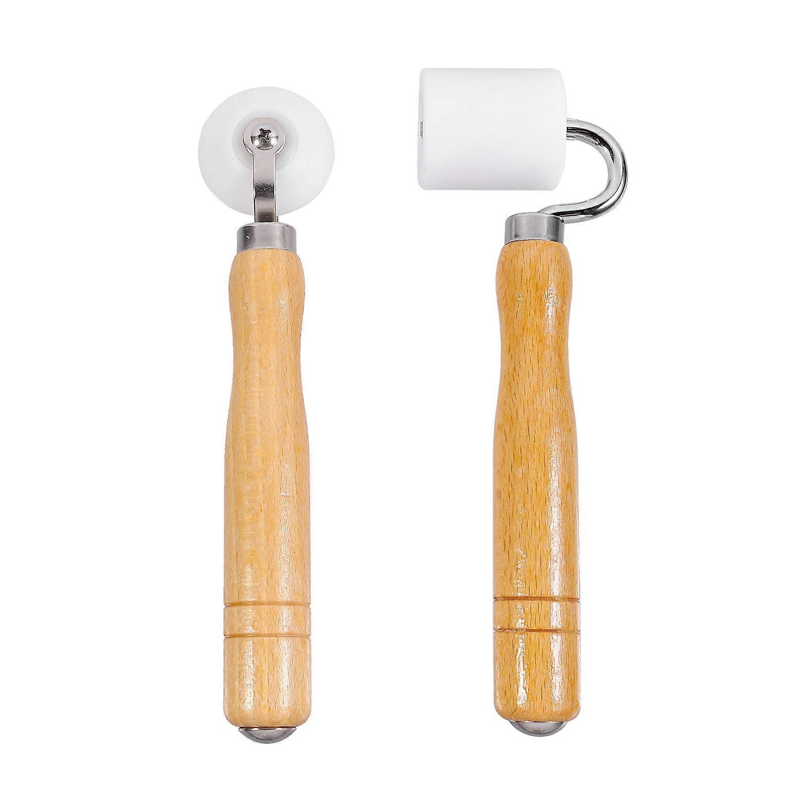 Roller Wheel 2Pcs Wallpaper Construction Tool for Seam Pressure Application