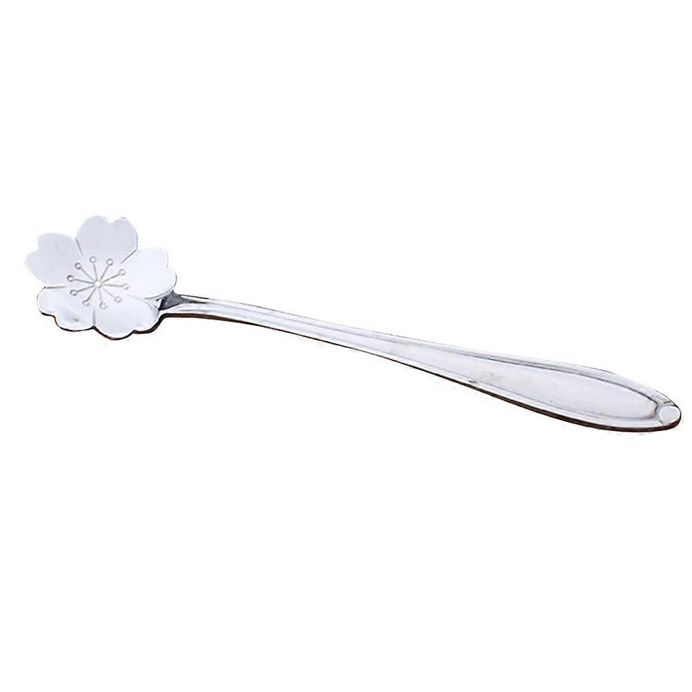 Creative Coffee Spoon Multi-Function Tableware For Restaurants Cooking Dining Silver 12.50X2.80X1.00CM