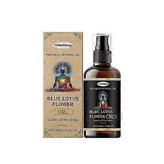 WoodSleep Blue Lotus Compound Ätherisches Öl, Feuchtigkeitsspendendes Haar- und Nagelpflege-, Körper- und Hautmassage-Öl, dbIAOS