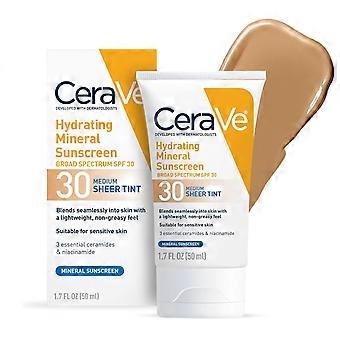 Hydrating Mineral Sunscreen SPF30 (White Formula): Mineral-Based White Cream
