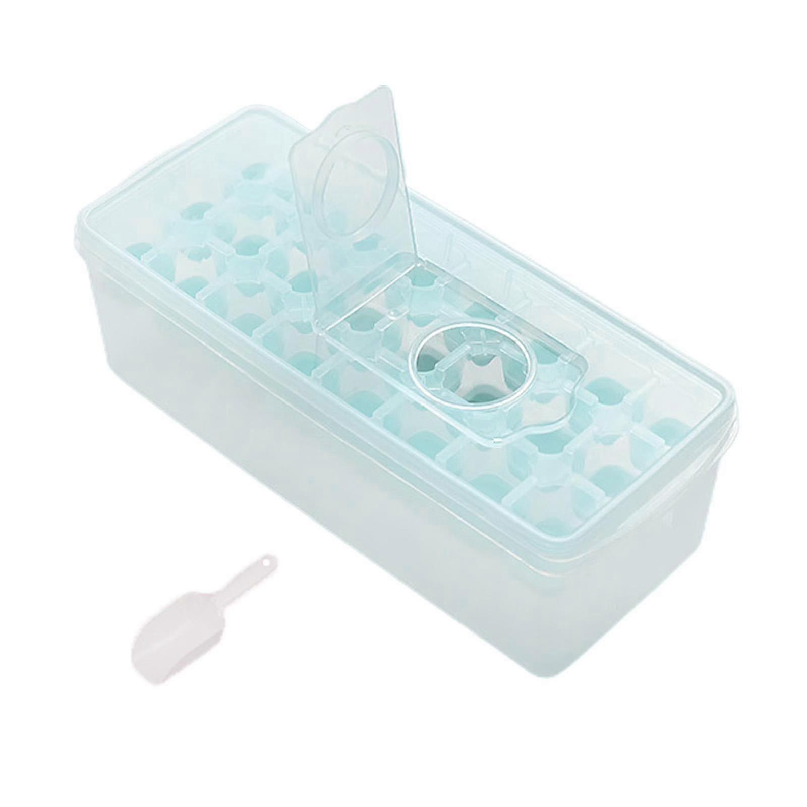 Ice Cube Tray With Lid, 24 Grids, Easy Release, Stackable, Food Grade Material new