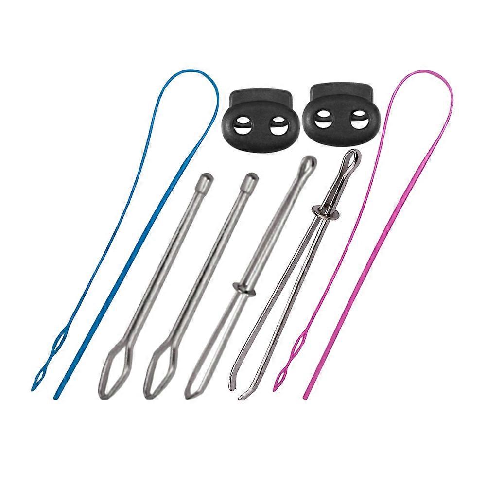 1 Set  Threader Tools for String Threading Tools Drawstring Threader Loop Turner Threader