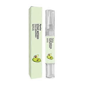 Anti-nagelbijtpen, nagellak met bittere smaak voor kinderen en volwassenen, 2-in-1 nagelversterker en -hersteller, duimzuigremmer, veilige en milde formule, 3 stuks