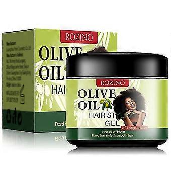 Olive Oil Edge Control Hair Gel - Til hårstyrkning, beriget med oliven- og sød mandelolie, for ekstra hold, glans og fugtighedsgivende