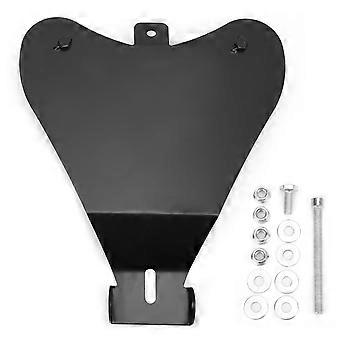 Motorcycle Solo Seat Spring Base Plate Bracket Steel with Screws Washers Replacement for XL883 Bobber