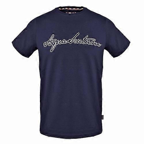 Aquascutum Mens Script Regular T-Shirt
