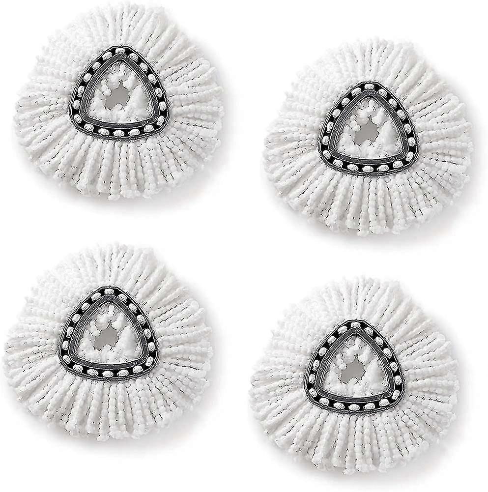 Mop Heads-compatible With 2-in-1 Turbo Mop,microfiber Spin Mop Refills