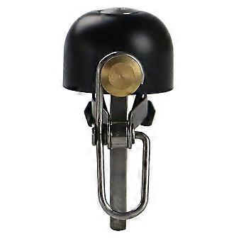Campanello per bicicletta Dww, clacson vintage classico, campanello di avvertimento acustico per manubri da 22-32 mm, nero