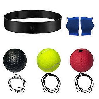 1 Set Head Mounted Box Ball Improve Reflexes Agility Box Ball Game Hand-Eye Coordination Training Box Speed Reaction Ball