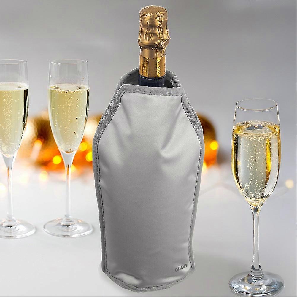 Cooling bottle cover silver