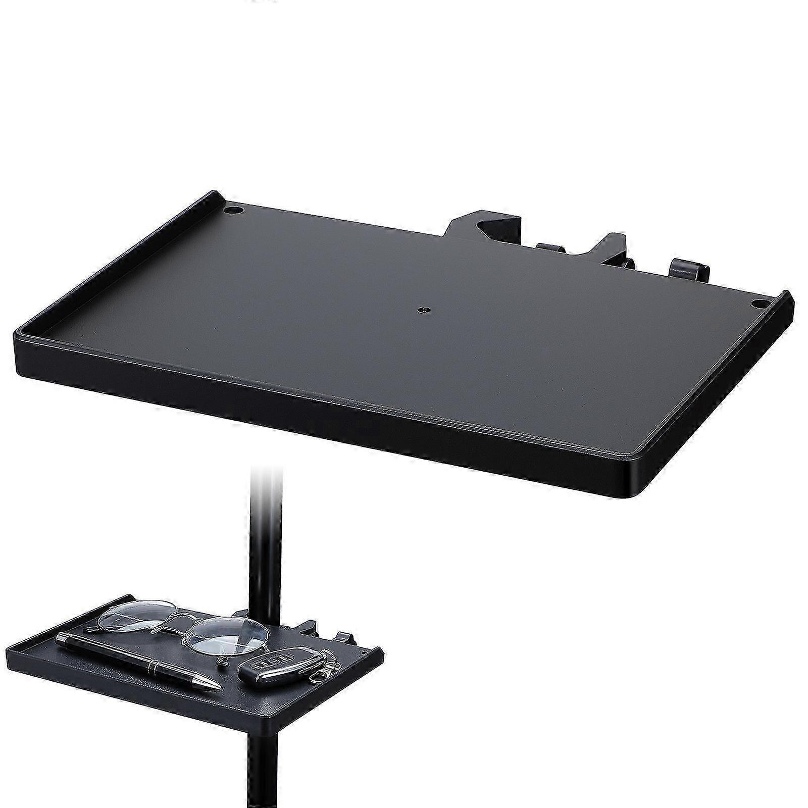 Clamp-on Microphone Stand Tray | ABS Material | Durable for Streaming