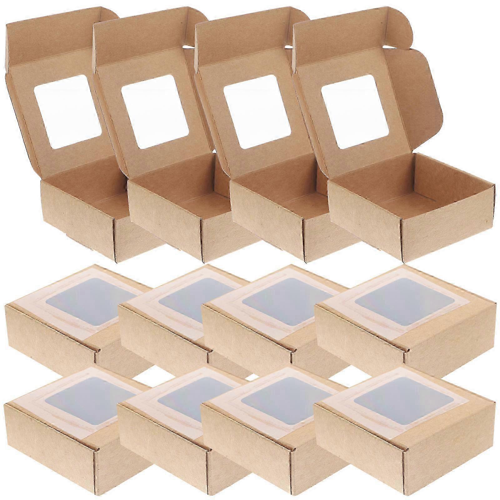 Soap Packaging Boxes Jewelry Display Cases Gift Giving Square Multi-function 20Set