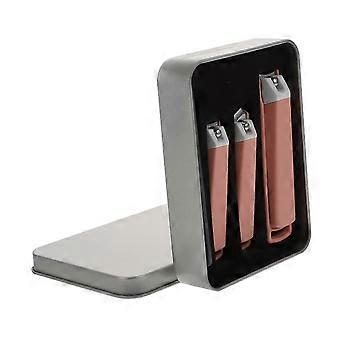 Heavy Duty Toenail Clippers with Carbon Steel Blades, Ergonomic Grip Manicure Pedicure Set
