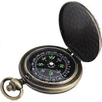 Boussole portable de survie pour le camping, boussole de poche en métal, boussole pour enfants pour la randonnée, le camping, la chasse et les activités de plein air en Amérique et en Europe. Outil de navigation