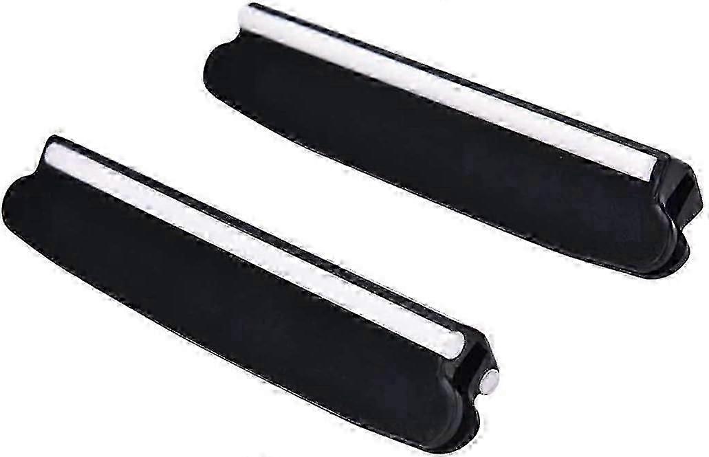 Professional Knife Sharpening Guide, Random Knife Sharpener Angle Guide, Sharpening Guide for Whetstone, Black(2 Pack)