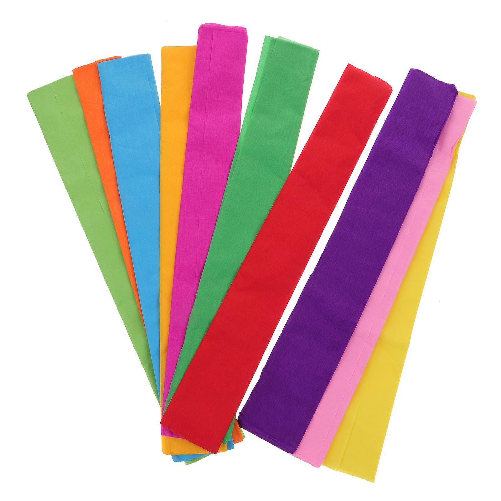 Presentpapper för blomdekorationer, 10 st, kräpppapper
