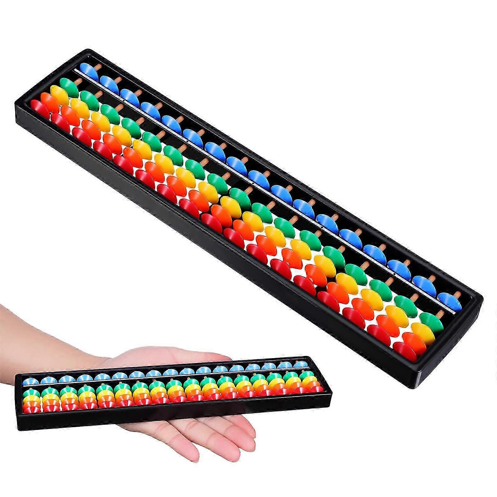 1pc Arithmetic Abacus Caculating Chinese Abacus Math Leaning Educational Toy-inst