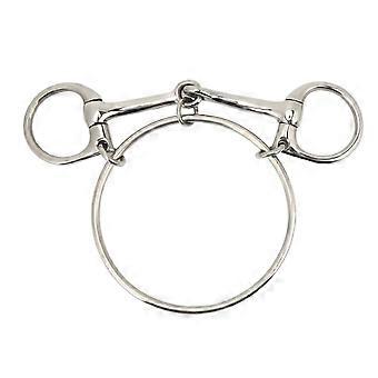 125mm Edelstahl Pferd Mund Bit 5 Zoll Pferd Bits Outdoor Training Lose Ring