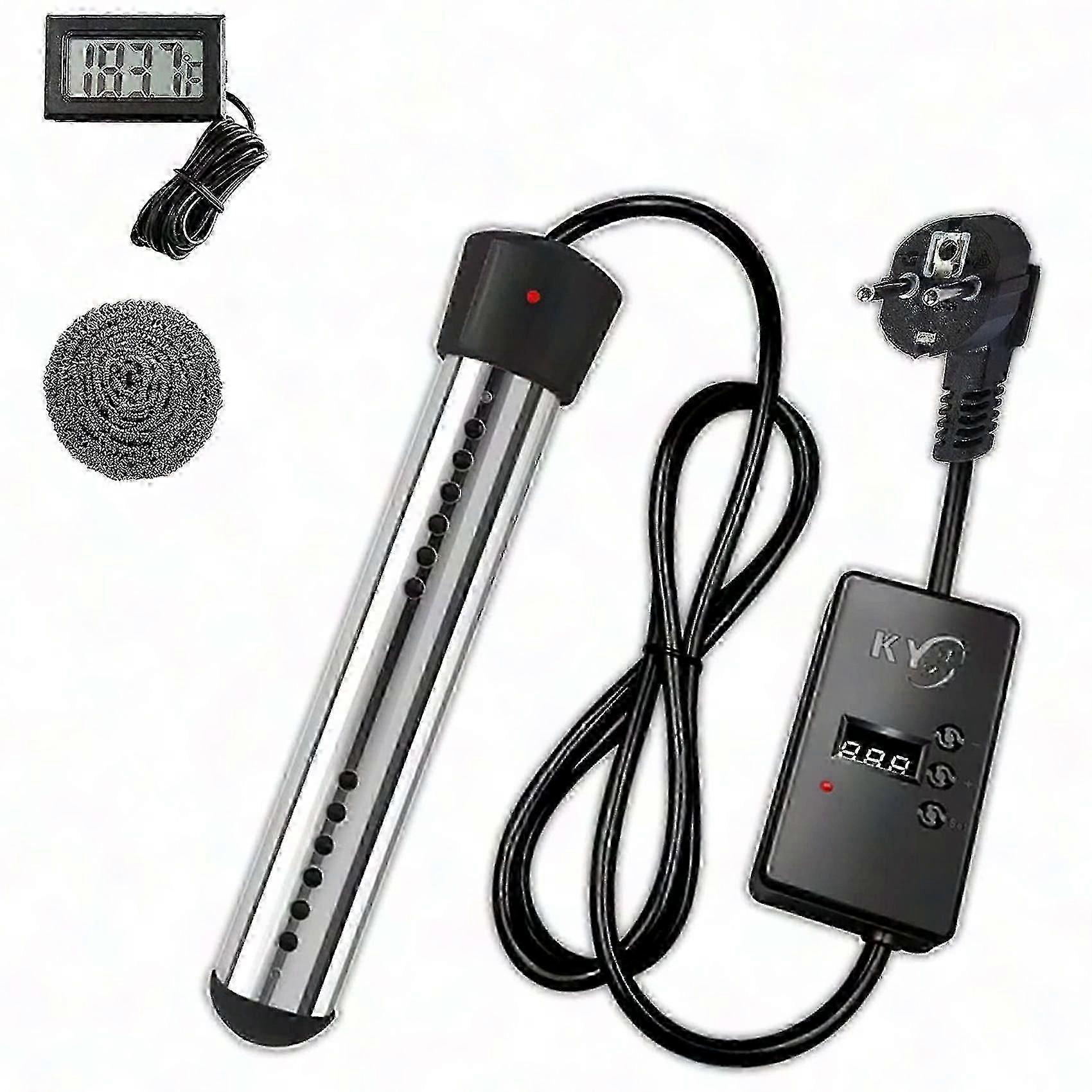 2500W Pool Heater with Automatic Timer - Safe & Efficient Immersion Heater for Pools
