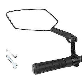 Bicycle Rearview Mirror 360° Rotating Wide Angle, Lightweight ABS Aluminum Alloy Handlebar Mirror for 20-24mm Bars, Easy Install Bike Mirror