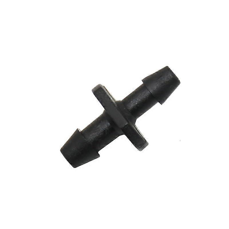 Drip Irrigation Connector 1/8 Inch Plastic Double Barb Fitting LeakResistant Quick Install 50Pcs