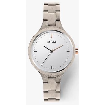 Mam Watches Silt Women's Watch Japanese Quartz Analog with 605 Stainless Steel Bracelet