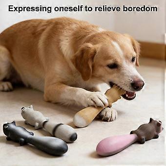 Dog Toy, Latex Squeaky Squirrel, Interactive Chew and Tug-of-War Design for Dogs Teeth Cleaning and Training
