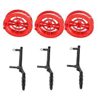 Wind Resistant Wind Line Kite Reel Winder with 3Pcs for Kids Playing