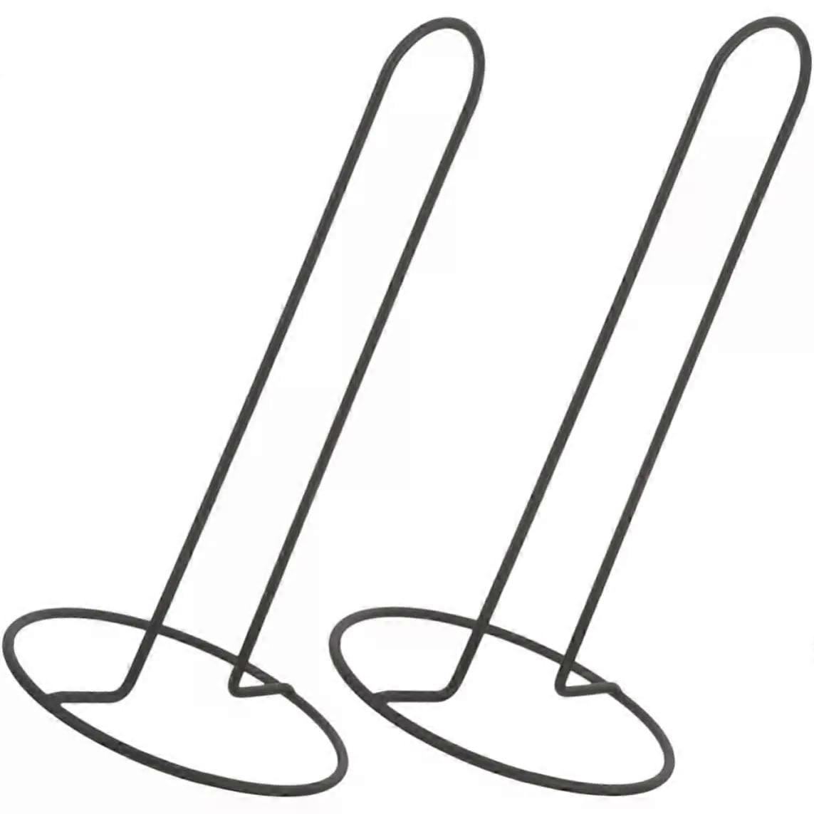2pcs Soccer Training Disc Cone Rack with Iron Base for Fields